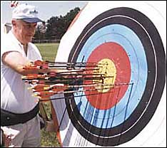 PRIME's Guide to the 2005 MA Senior Games archery2.jpg